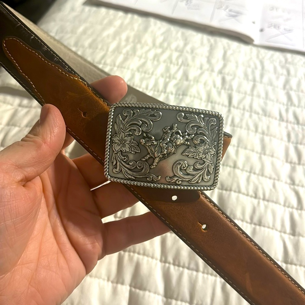 Dbl barrel kids belt